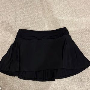 Black lululemon tennis pleated skirt